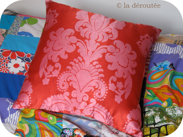 Le coussin qui ayant inspiré le motif!